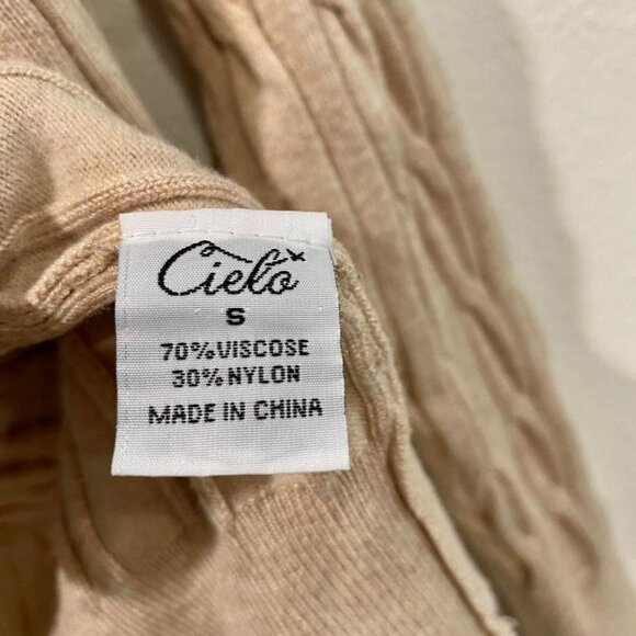 Brand New Beige Button-Down Cardigan – Size Small - Picture 6 of 8